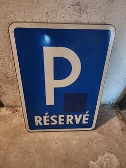 Dopravná značka Parkovisko réserve - 1