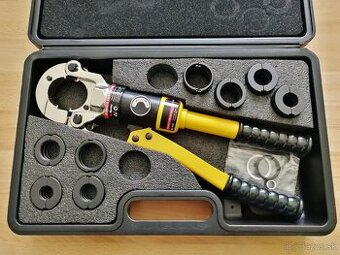 Hydraulické lisovacie kliešte pex-al-pex, meď, oceľ TH+U+M+V