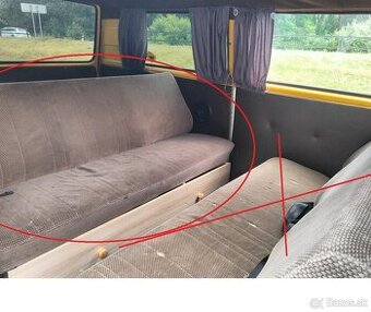 Zadná lavica VW Transporter T3