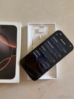 Predám iPhone 16pro 128 gb gold (zlatý )