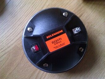 Titanium výšky Selenium D220Ti na 1" závit, 8 Ohm