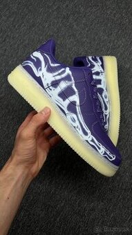 Nike Air Force 1 Low “Purple Skeleton Halloween”