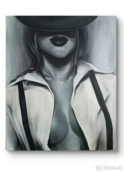 Ručne maľovaný obraz 120x100 cm