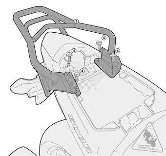 Drziak kufra Top Case Honda CB500F , CB500R