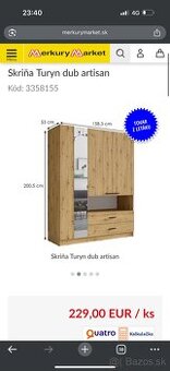 Šatníková skriňa