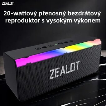 Nový bluetooth reproduktor výkon 20W s RGB efekty.