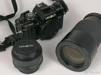 Minolta X-700 + 50mm f/1.7 + 70–210mm f/4 - x700