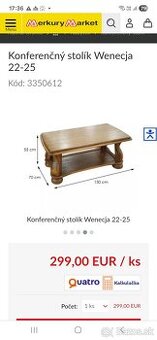 Konferencny stolik