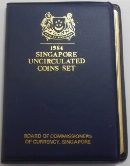 Singapore Sada obehových mincí 1984