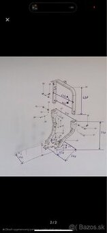 Rám ochranny na malotraktor