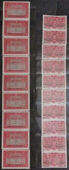 1 KORUNA 1916 RU A 2 KORUNA 1917 RU - BEZ PRETLAČE - UNC