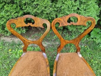 Biedermeier párové stoličky