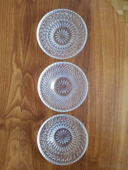 Retro sklenené tanieriky - 1