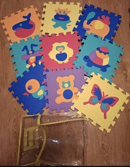 Penové puzzle zvieratká