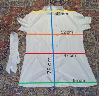 Zdravotnícka lekárska laboratórna blúzka košeľa