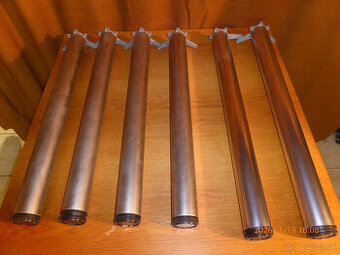 Predám kovové chrom-niklové nohy stola