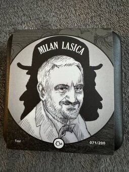 Strieborná uncová medaila L&S Milan Lasica proof