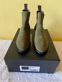 EXKLUZÍVNE KOŽENÉ ČIŽMY č.39,5