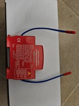 Hasiace zariadenie do rozvodnych skrin