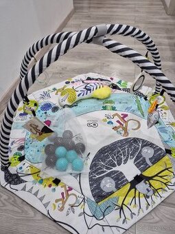 Kinderkraft Smart Play Multi podložka na hranie s hrazdičkou