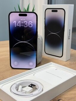 Apple iPhone 14 Pro 128GB - ZÁRUKA / NOVÁ BATÉRIA