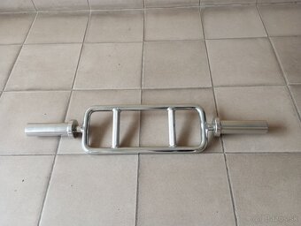 Olympíjska tyč INSPORTLINE OB-34     86cm/50mm - ČISTO NOVÁ