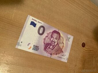 Sběratelská bankovka Karel Gott ( 0 euro )