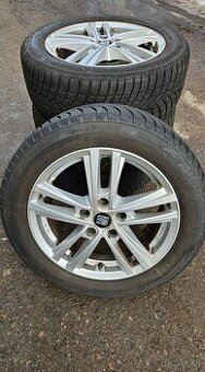 Originální ALU kola SEAT 16" 5x112 + Bridgestone 8