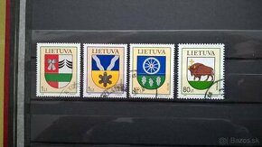 Poštové známky č.175 - Litva - erby miest