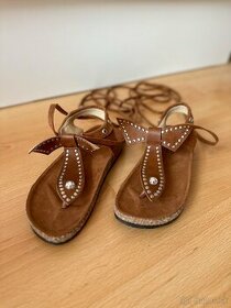 Hnedé sandály - 1
