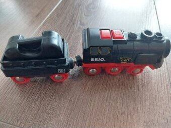 Brio World Parná lokomotíva s vodnou nádržou na batérie