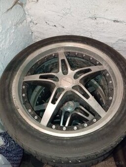 Predám sadu 5x100 R17 pneu 225/45r17 Octavia 1 Golf4 Bora a