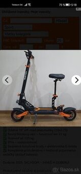 Elektrická kolobežka Kukirin G2 Max