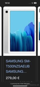 SAMSUNG TAB A7 3/32GB BIELY