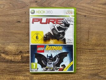 Hry na Xbox 360 - LEGO Batman The Videogame + Pure