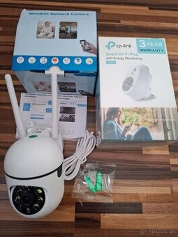 Predam novu wifi kameru+wifi zasuvku zaruka 2 roky