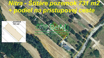 Pozemok pod lesom - 731 m2 , Nitra - Štitáre ID 505-14-MIGa