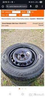 Plecháče 5x112  15" VW ŠKODA