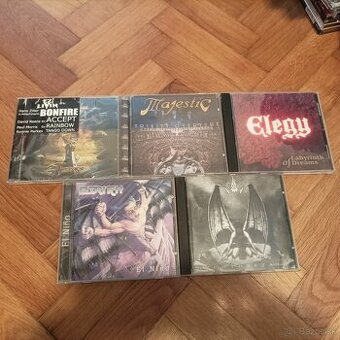 CD prog, heavy, death, black metal
