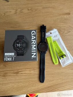 Garmin fénix 7 sapphire sola