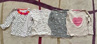 Tričká s dlhým rukávom, veľ. 8-10 rokov