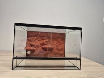 Sklenené terárium 42,5 × 35 × 28 cm