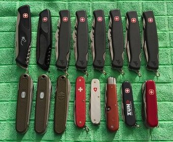 WENGER - VICTORINOX ŠVAJČIARSKE ARMÁDNE NOŽE