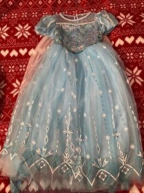 Nové šaty Frozen Elsa kostým na cca 4-5 alebo 5-6 rokov - 1