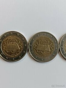 2 eurové pamätné mince Nemecko 2007 RZ