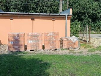 Rozpredám brúsené Porotherm tehly 11,5, lepidlá a preklady