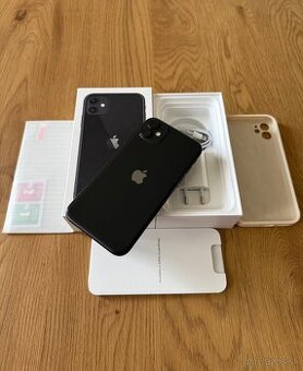 iPhone 11 64 gb Black - komplet príslušenstvo, záruka