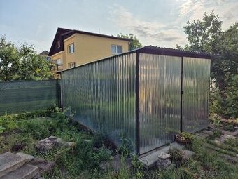 Plechová garáž 3x5m