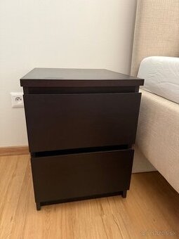 Nočný stolík zn. Ikea MALM - 2 ks