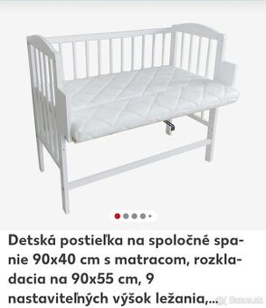 Detská postieľka/kolíska